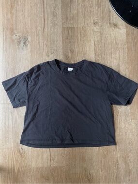 Subset Organic Cotton Boxy Crop Tee